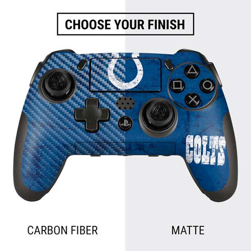 NFL Indianapolis Colts Distressed PlayStation Scuf Vantage 2 Controller Skin